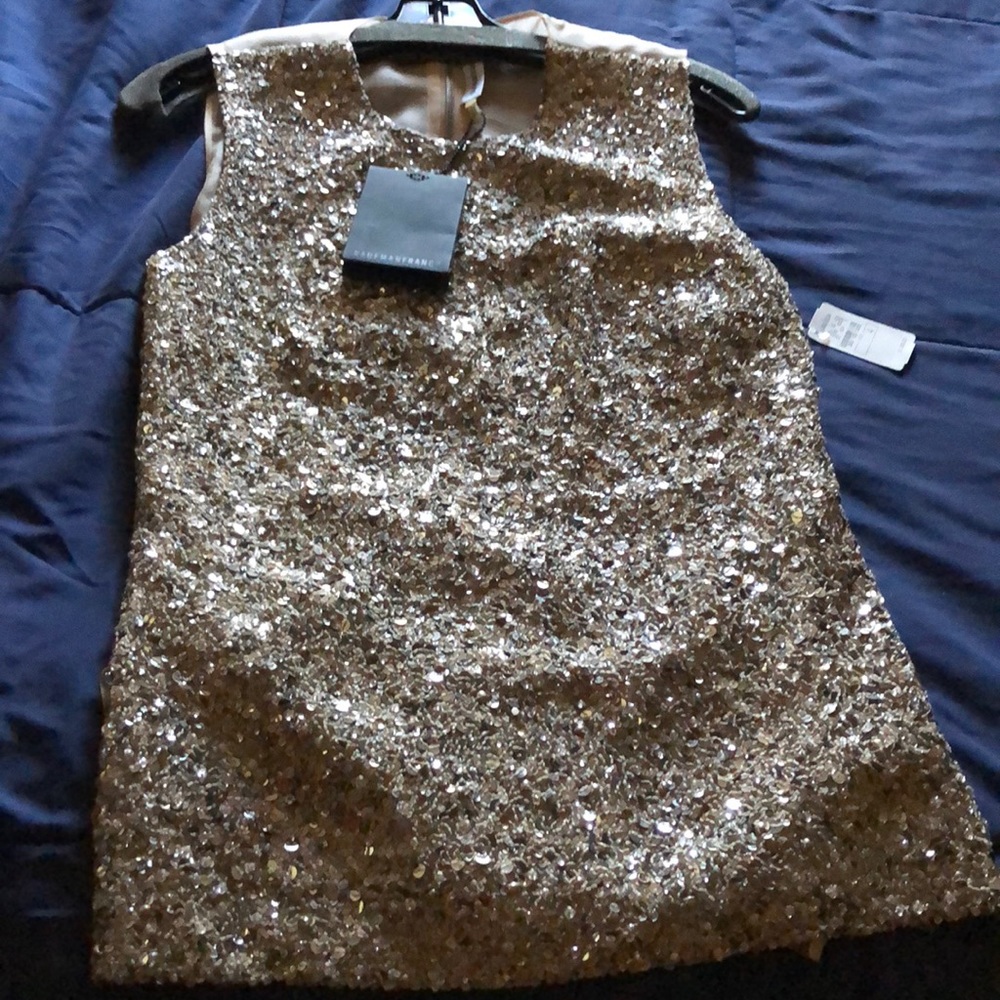 Glitter cocktail party shirt